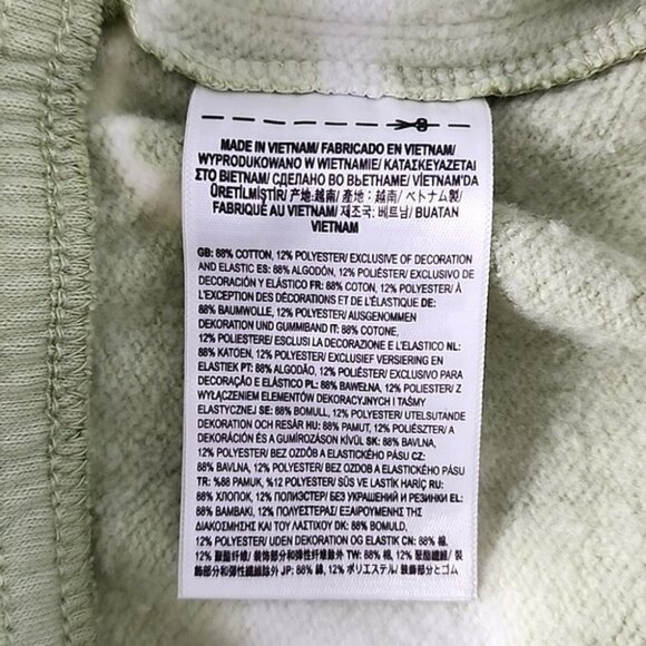 VANS 1966 Big Kids Youth Mind Fleece Short Celadon Green White Tie Dye Size L - Picture 11 of 14